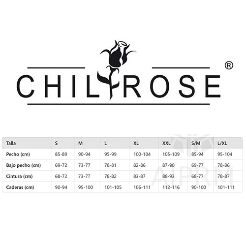 Chilirose CR 4410 Body Crotchless Negro