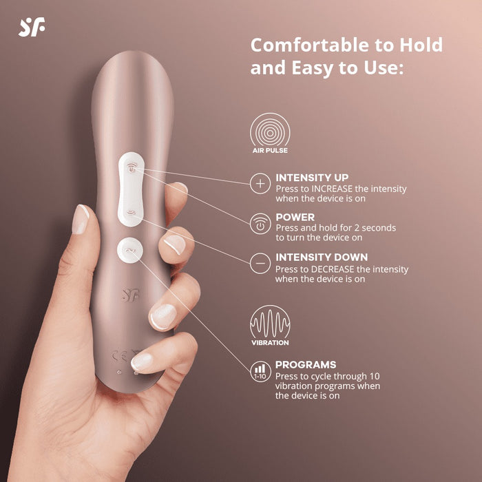 Satisfyer Pro 2 Plus Vibrador De Pulso De Aire + Vibración