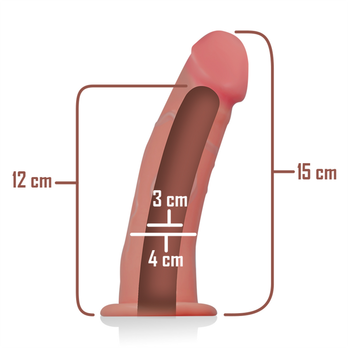 Intense Arnes Hueco Con Dildo 16 X 3 Cm