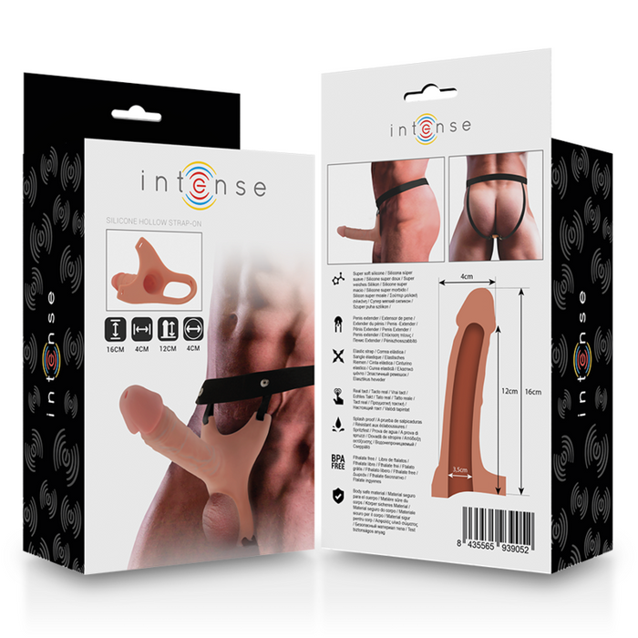 Intense Arnes Hueco Con Dildo Silicona 16 X 3.5 Cm