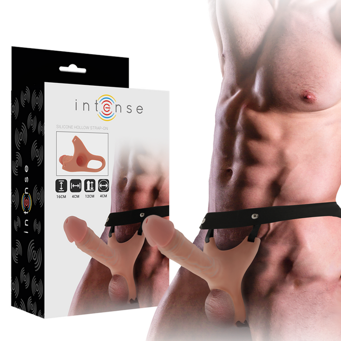 Intense Arnes Hueco Con Dildo Silicona 16 X 3.5 Cm