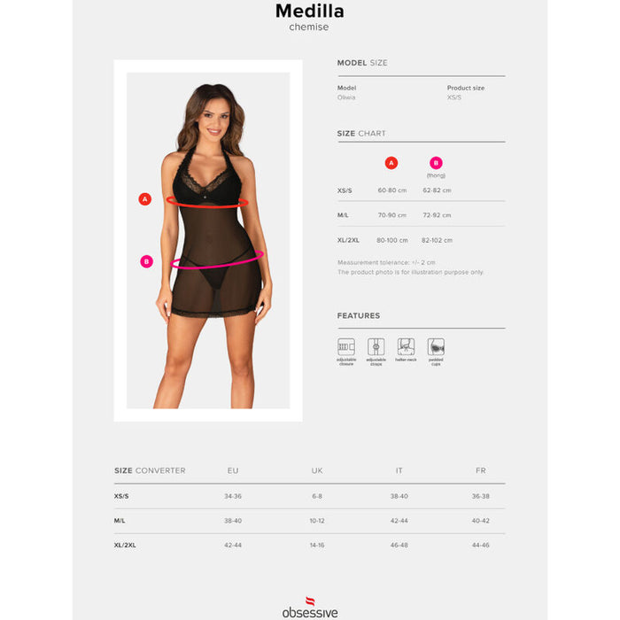 Obsessive Medilla Chemise & Tanga