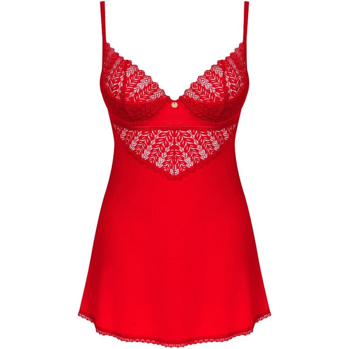 Obsessive Ingridia Chemise & Tanga Rojo