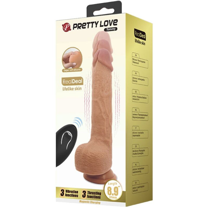 Pretty Love Tommy Dildo Vibrante Realista 22.5 Cm