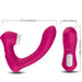 Armony Secretkiss Estimulador Con Lengua Clitoris & Vibrador Curvo 23 Cm