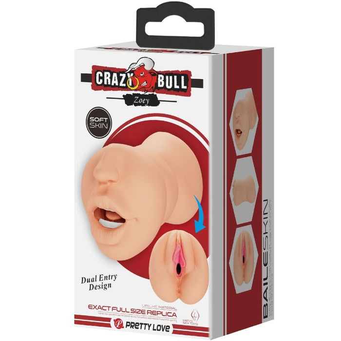 Crazy Bull Zoey Mastubador Doble Entrada