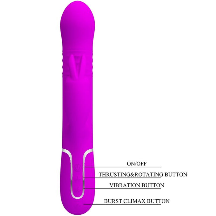 Pretty Love Vibrador Coale Rabbit Perlas 29 Cm