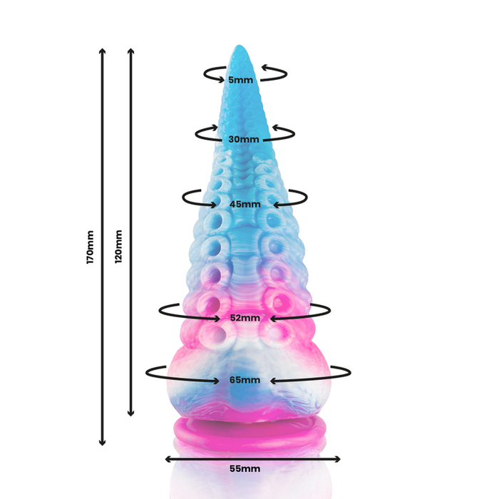 Epic Phorcys Dildo Azul 17 cm