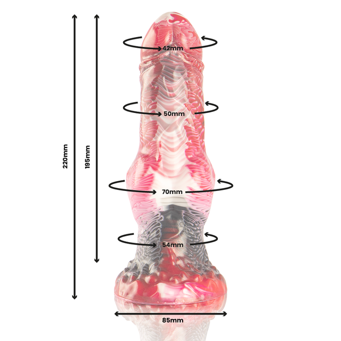 Epic Helios Dildo Con Bolas Calor 22 cm