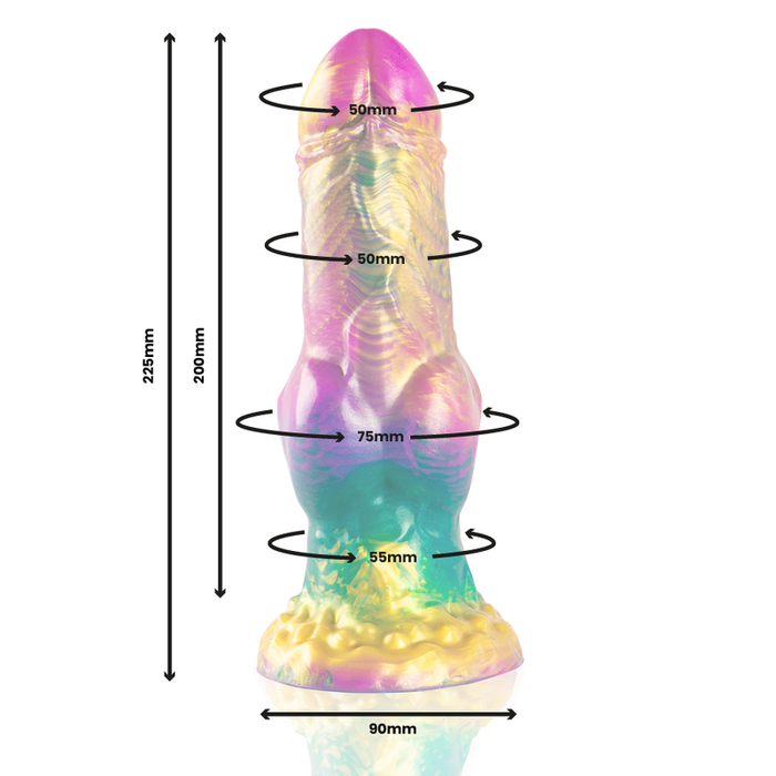 Epic Iris Dildo Con Bolas De Placer 23 cm
