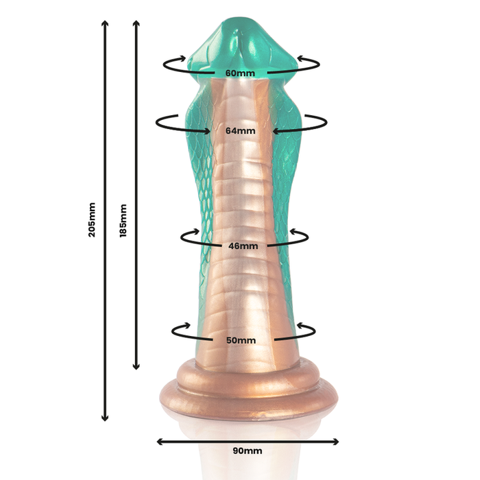 Epic Python Dildo Cobra Verde 21 cm