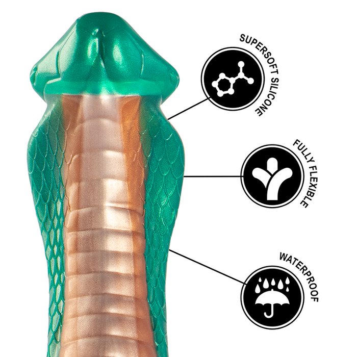 Epic Python Dildo Cobra Verde 21 cm