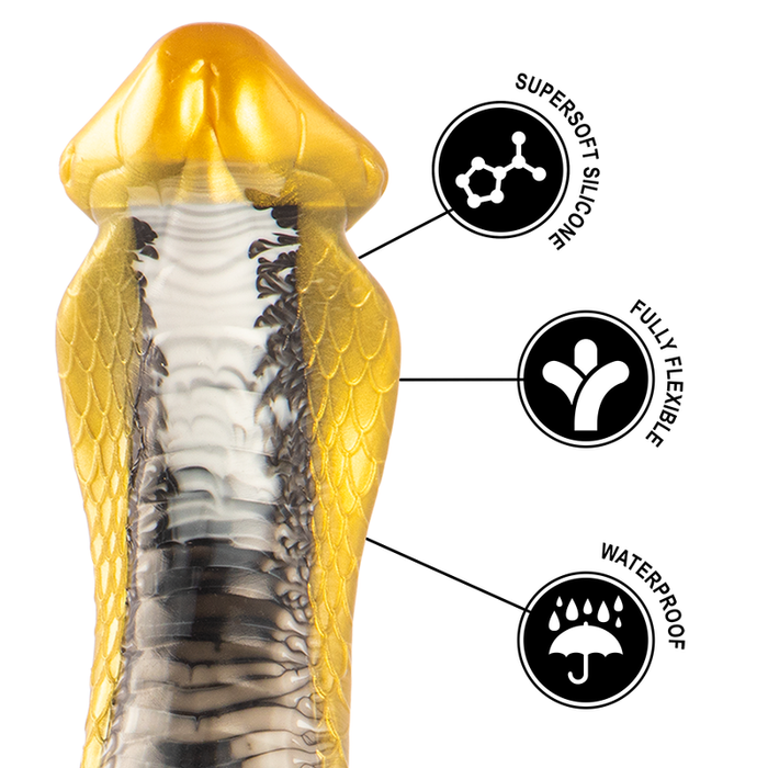 Epic Drakon Dildo Cobra Amarilla 20 cm