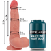 Rock Army Raptor Dildo Realista Dual Density 22 Cm