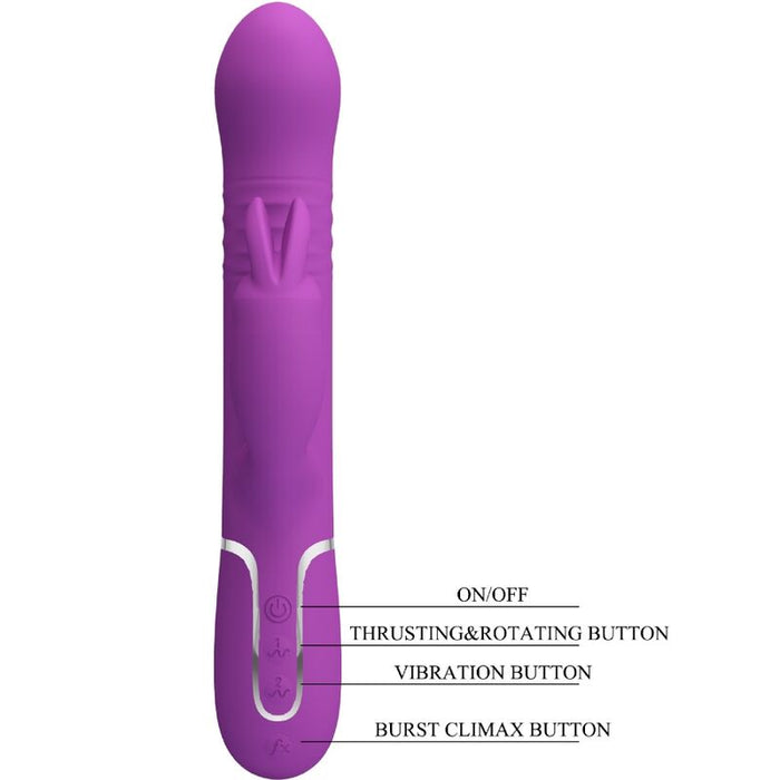 Pretty Love Coale Vibrador Rabbit 22 Cm