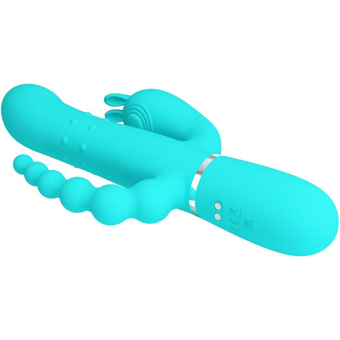 Pretty Love Cammy Triple Vibrador Rabbit 22 Cm