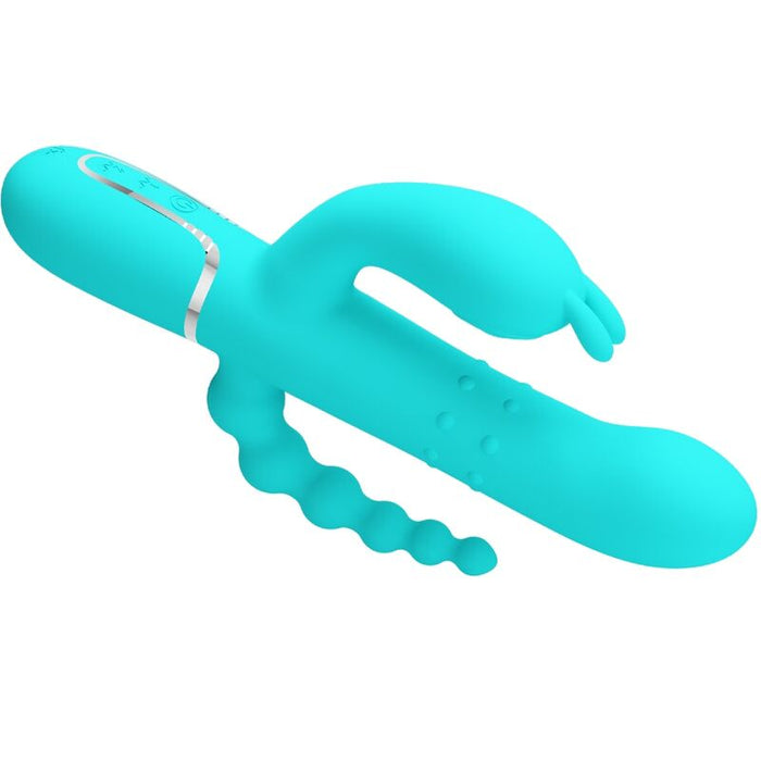 Pretty Love Cammy Triple Vibrador Rabbit 22 Cm