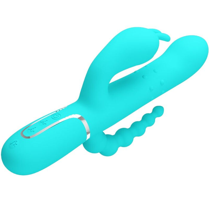 Pretty Love Cammy Triple Vibrador Rabbit 22 Cm