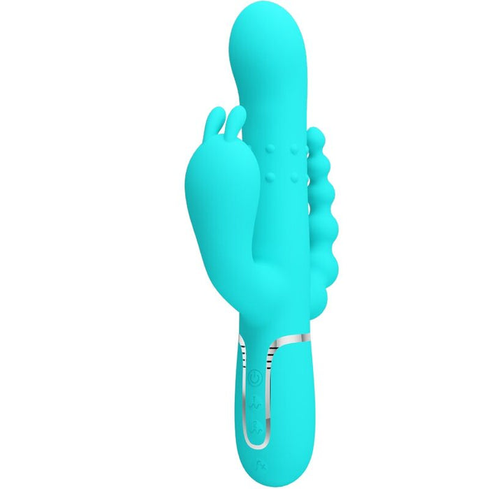 Pretty Love Cammy Triple Vibrador Rabbit 22 Cm