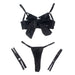 Subblime Set Sujetador Con Lazo Negro Ajustable