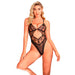 Subblime Body Transparente Con Encaje Hueco Negro
