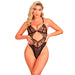 Subblime Body Transparente Con Encaje Hueco Negro