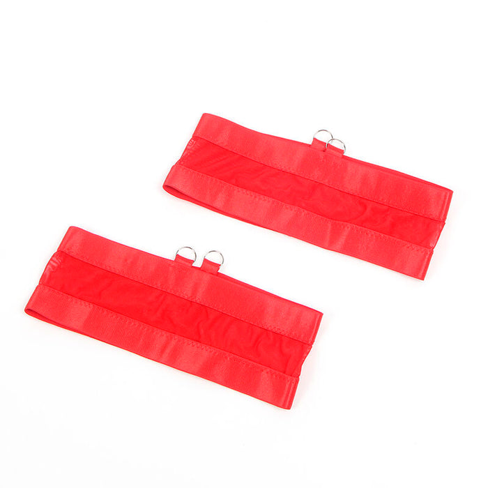 Subblime Set Sujetador Con Liguero Bondage Rojo