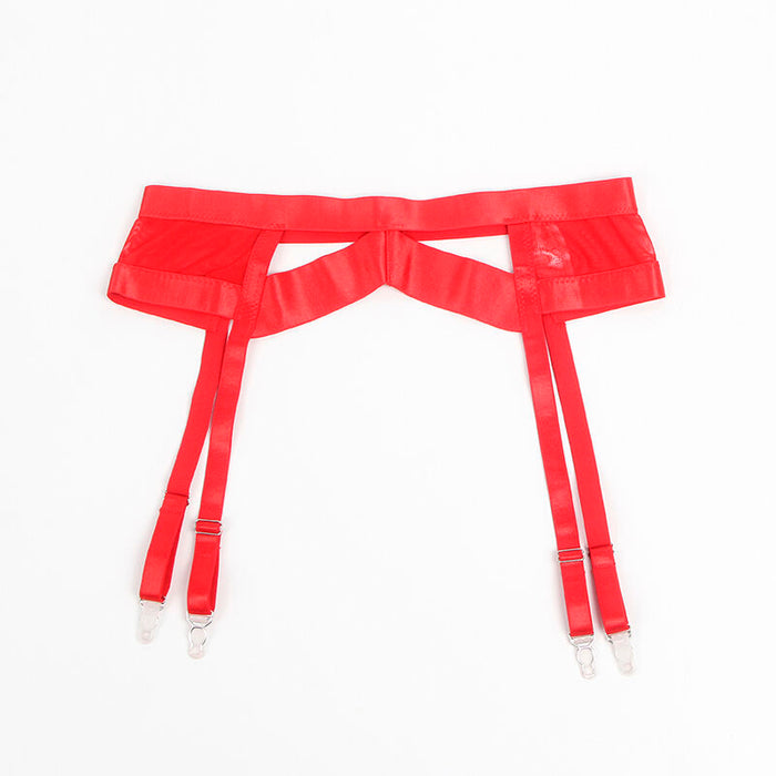 Subblime Set Sujetador Con Liguero Bondage Rojo