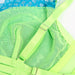 Subblime Set Sujetador Con Encaje Y Ligueros Verde Y Azul