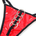 Subblime Conjunto Sujetador Con Cremallera De Malla De Charol Rojo