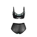 Subblime Conjunto Sujetador Con Cremallera De Malla De Charol Verde S/m