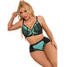 Subblime Conjunto Sujetador Con Cremallera De Malla De Charol Verde S/m