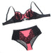 Subblime Conjunto Sujetador Con Cremallera De Malla De Charol Rosa