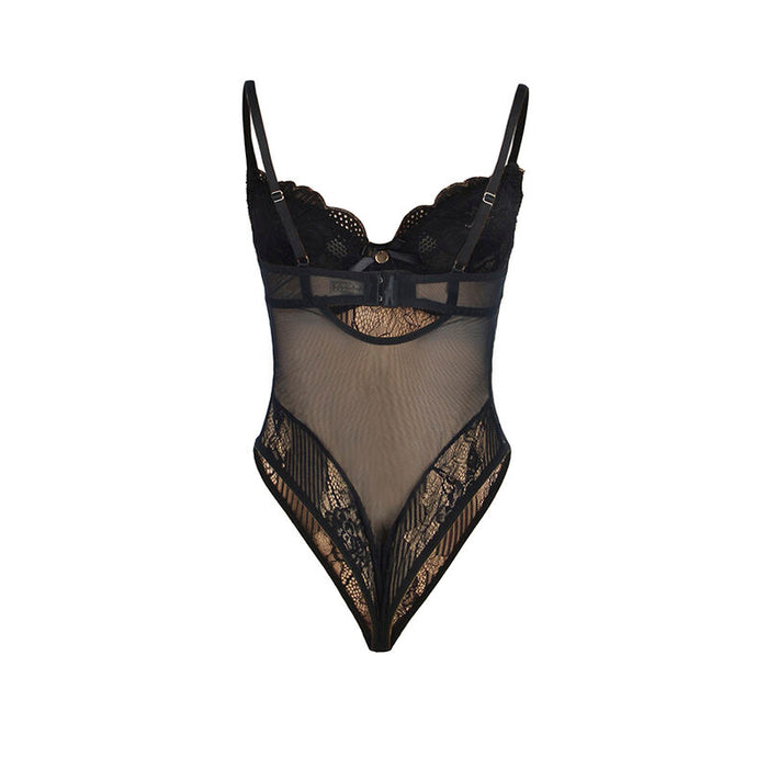 Subblime Body De Encaje Con Cierre Inferior Negro