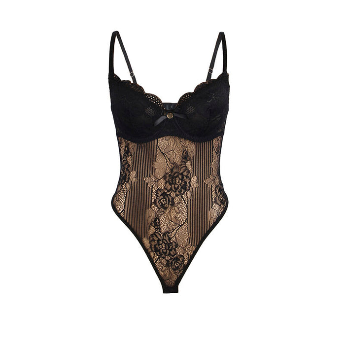 Subblime Body De Encaje Con Cierre Inferior Negro