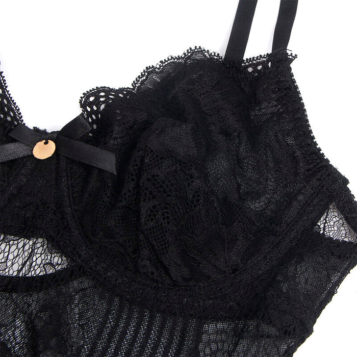 Subblime Body De Encaje Con Cierre Inferior Negro