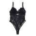 Subblime Body De Encaje Con Cierre Inferior Negro