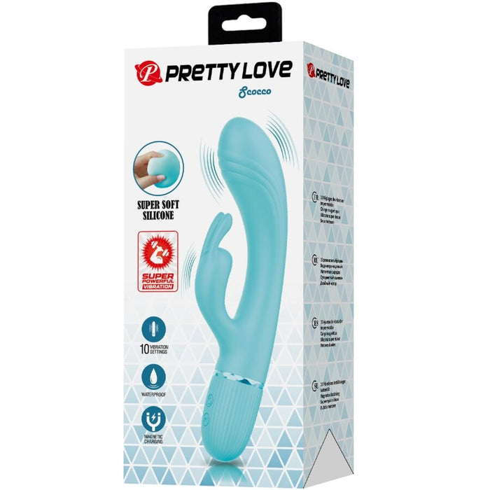 Pretty Love Scocco Vibrador Rabbit 20 Cm
