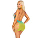 Leg Avenue Mini Vestido Sin Costuras Y Aberturas Ocean